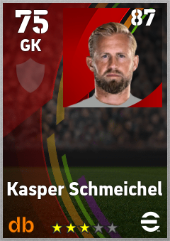 Kasper Schmeichel eFootball player card