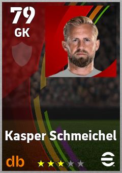 Kasper Schmeichel — GK, OVR 79, MAX 87