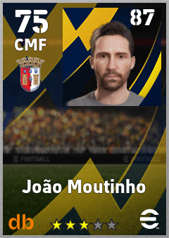 João Moutinho eFootball player card