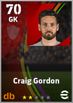 Craig Gordon eFootball player card